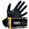 Sas Safety Raven, Nitrile Disposable Gloves, Textured, 7 mil Palm, Nitrile, Powder-Free, M, Black, 100 PK SA66517 - alternate 1